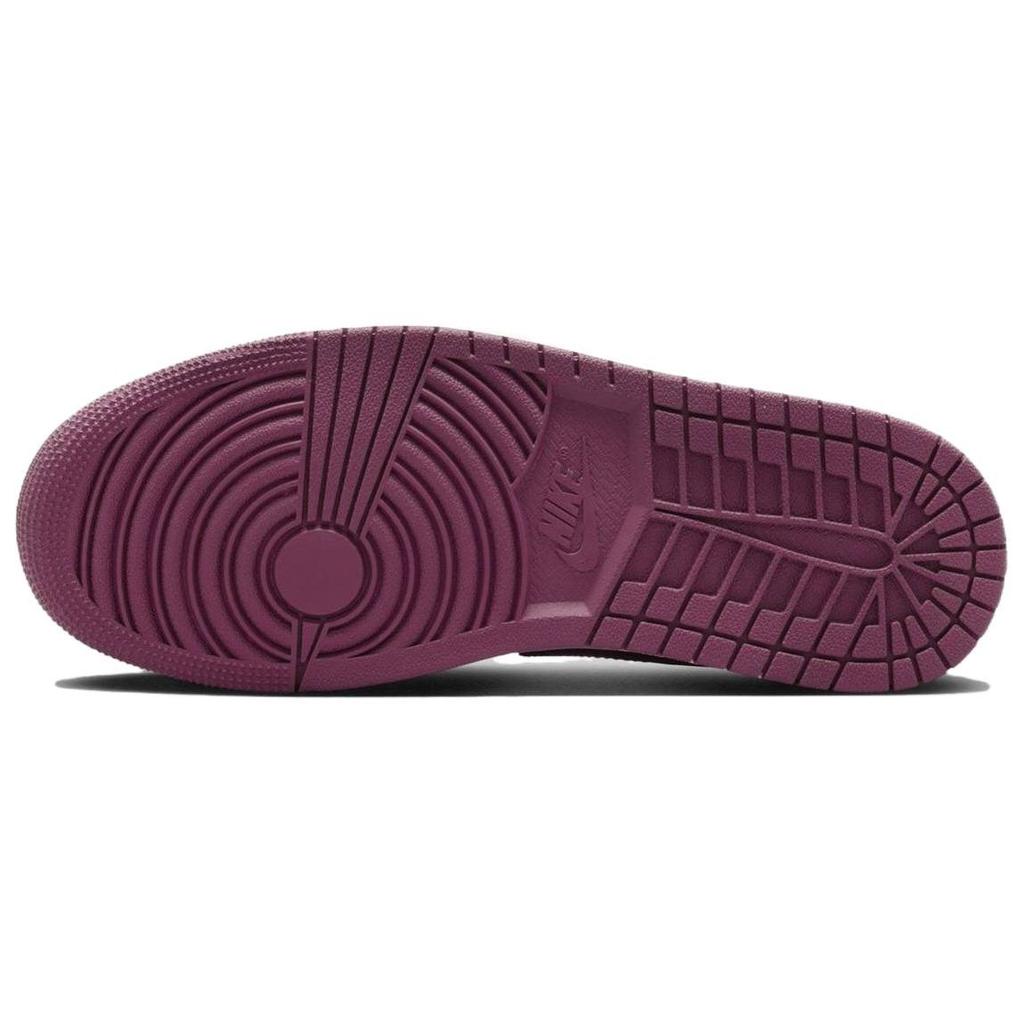 Air Jordan 1 Low Bordeaux Dámské Tenisky Fialová Bílá Plachetnicová DC0774-161