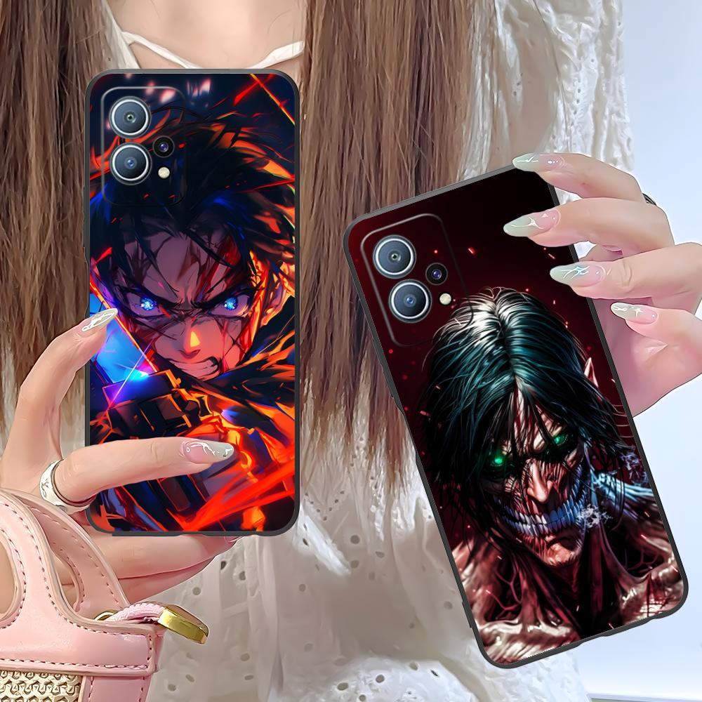 AOT Eren Yeager Matte TPU Mobile Phone Case for Huawei P60 P50 P40 P30 P20 P10 P9 P8 Pro Lite Plus Colorful Printing Cover