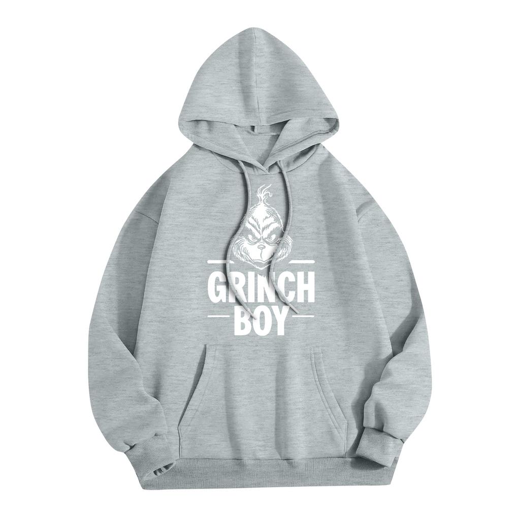 Women's Fashion Christmas Printed Casual Hooded Sweatshirt With Pockets