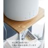 Yamazaki Tower Humidifier Stand White 25x25x80cm Storage Organizer Plant Holder
