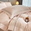 Módní bytový textil, světlý, luxusní styl, 120 nitě, čtyřdílná bavlna. Vysoce kvalitní celobavlněné celosezónní povlaky na přikrývky, bytový textil, povlečení