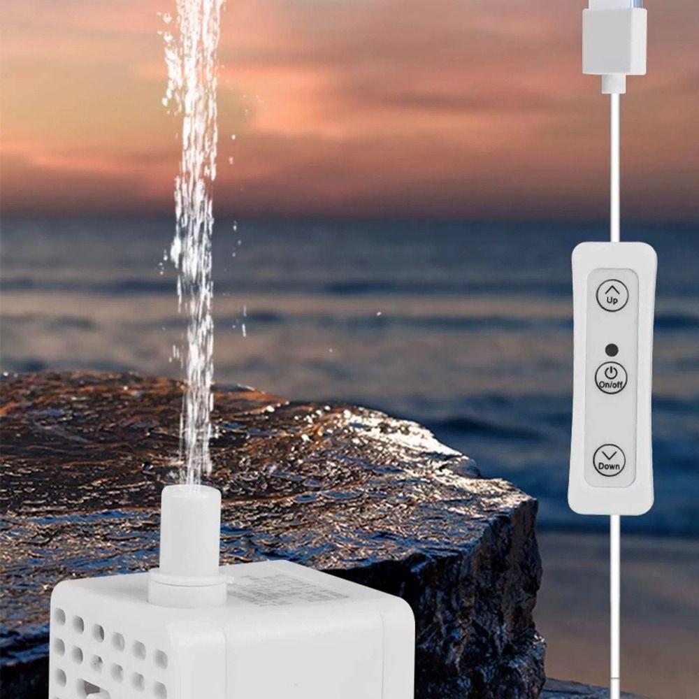 Mini Mini Submersible Pump Low Pressure Mini Fountain Pump Aquarium USB Submersible Pump Landscape