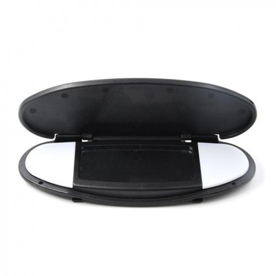 For BMW MINI Cooper R55 R56 R58 R60 Sun Visor Vanity Mirror Cover Black 2007-14
