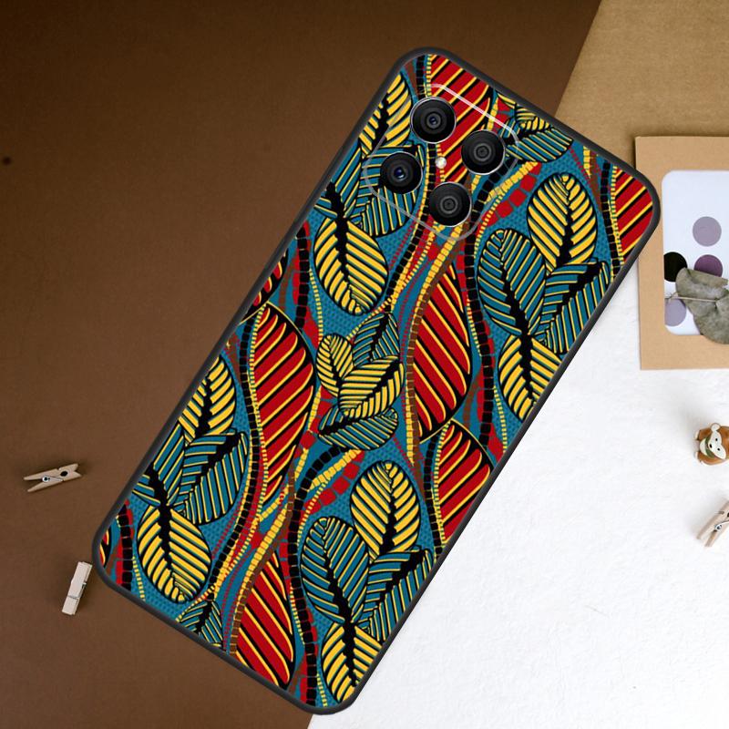 African Wax Fabic Case For Honor 70 50 90 Lite Magic 6 5 Pro Cover For Honor X8a X9a X7a X6a X9b X8 X9 X7 8X