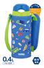 Thermos Water Vacuum Insulated Straw Blue For For Going To Kindergarten And For Cooling BLGR Bottle, Bottle, 400ml, Green, Children, School, Only,
