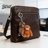 Handmade Monkey Keyring Keychain 2D Acrylic Cute Holding Plush Toy Accessory Hanging Pendant for Backpack Purse Car Keys Aceessory Everyday Use