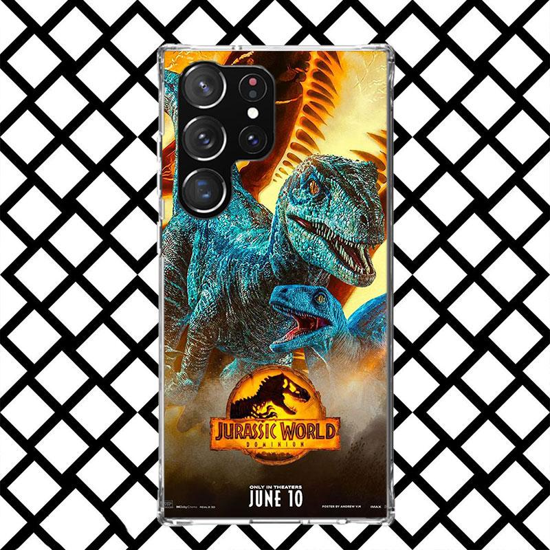 Jurassic Park Dinosaur World Phone Case for Samsung Galaxy S26 S25 Edge S24 S23 Ultra S22 Plus S21 FE S20 + Soft Cover Print Fun