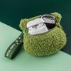 Gift Key Charm Earphone Storage bag Mini Wallet Keychain Frog Plush Coin Bag Zipper Coin Purses