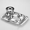 Dinghong 04 Stainless Steel Meal Tray Set