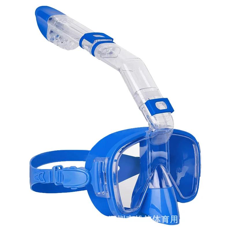 Multifunctional Snorkel Swim Mask That Anti-Fog Anti-Leak Snorkel Mask Set for Free Swim Professional Snorkeling Gear Adults Kid