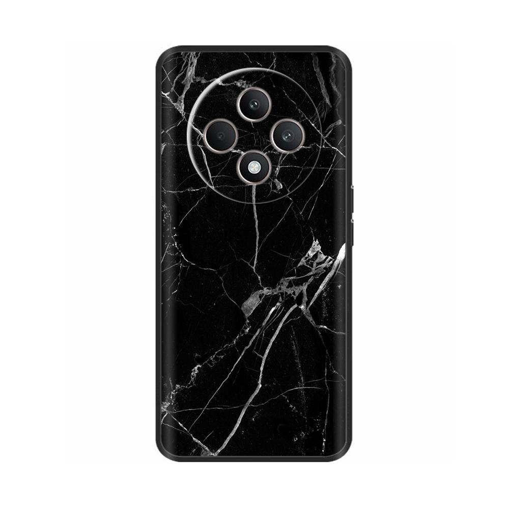 For Oppo Reno 12F 4G Case Reno12 F 5G Shockproof Cover Cute Painted Soft Black Silicone Phone Cases For OPPO Reno12F 4G 5G Coque