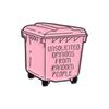 Brooch Cartoon Trendy Collection In Pink With Fun Letter Designs Perfect For Statement Accessories And Gifts