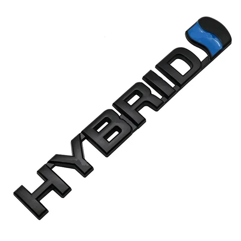 

3D For Toyota HYBRID Car Logo Stickers Refitting Metal Emblem Badge Decal Auto Accessories Prius Camry Crown Auris Rav4 Corolla