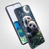 Baby Panda Phone Case for Samsung Galaxy A55 A35 A15 A14 A13 A25 A54 A51 A71 A72 A73 A32 A52 A41 5G Soft TPU Shell Fundas Capas