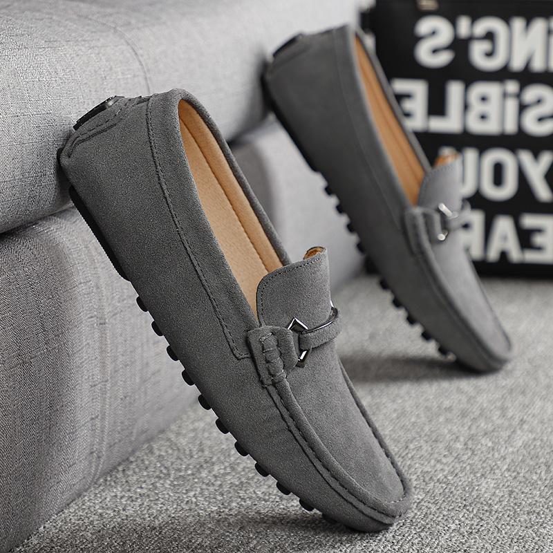 Loafers for menn Mokkasiner Uformelle skinnsko Lette slip-on-sko Klassisk menn komfortabel kjøresko