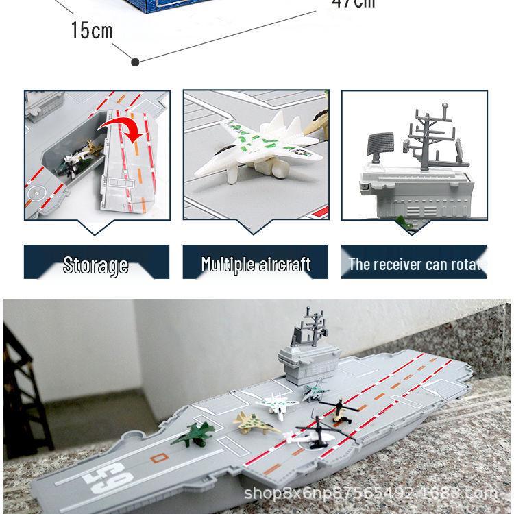 Mini Military Warship Toy Set: Battleship, Destroyer, Submarine, Aircraft Carrier Sand Table Ornament for Kids