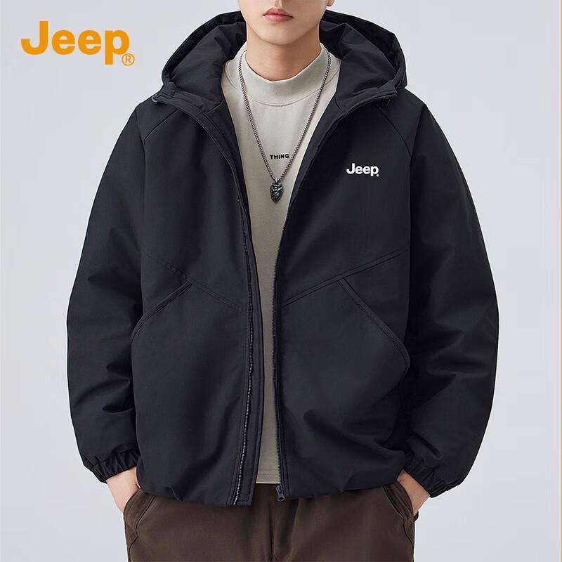 

Jeep Men s Hooded Winter Padded Jacket