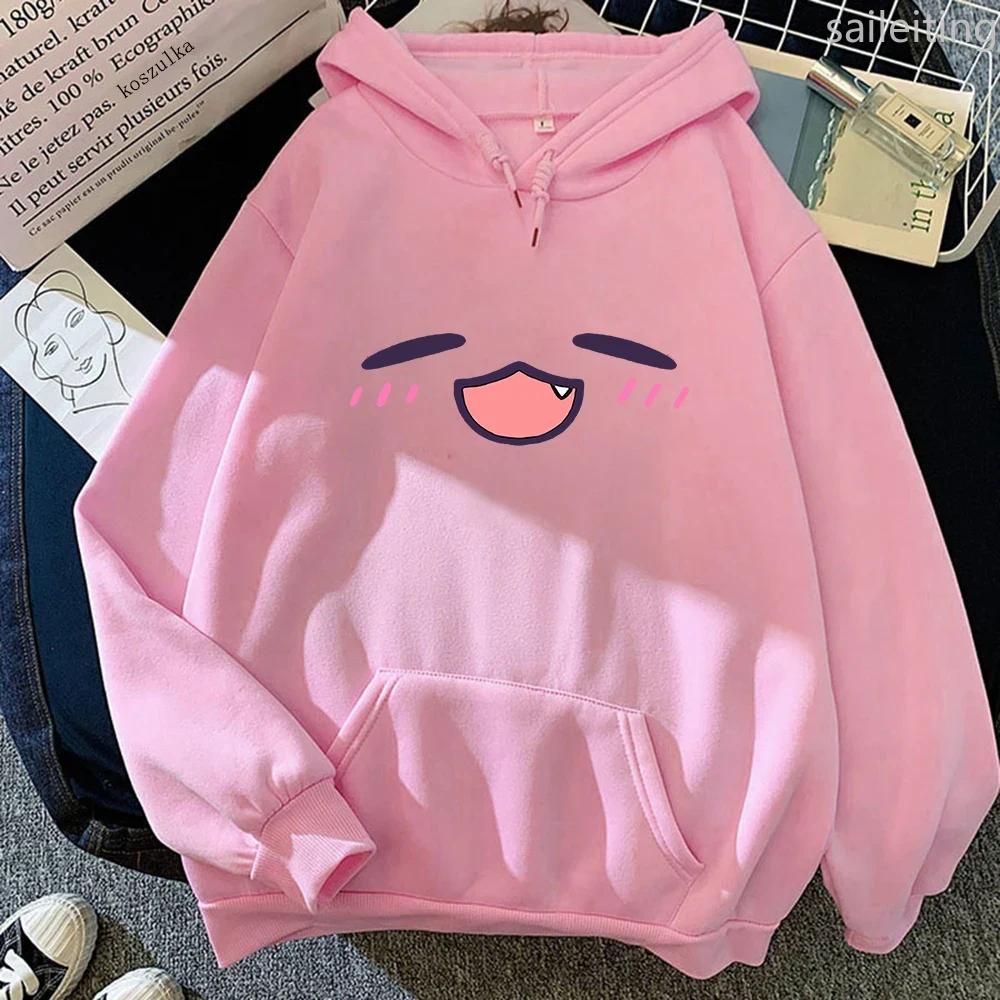 TakoTakodachi Anime Kangaroo Pocket Hololive Winter Women Spring Autumn Tops Sweatshirt Vintage Harajuku Winter Clothes Women