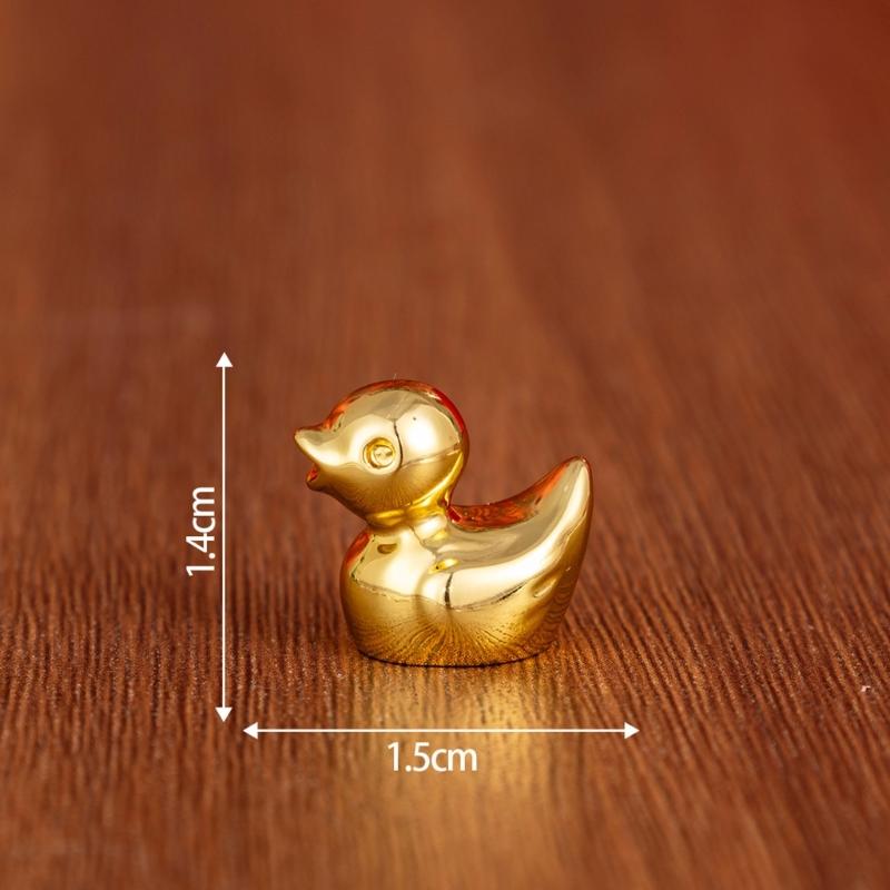 Mini Resin Duck,Miniature Ducks Figures to Hide Landscape Decoration Dollhouses Decors,Garden Aquarium Potted Ornament