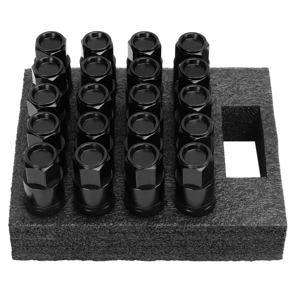 20pcs M14x1.5 Cone Seat Wheel s Lug Nuts Taper Lug Car Accessories for Auto
