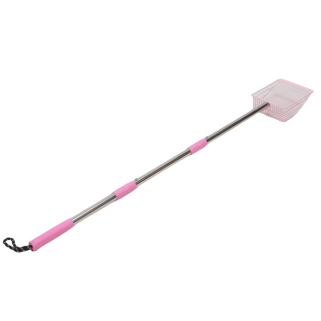Metal Long Handle Cat Litter Scoop 3 Section Detachable Pet Poop Shovel Multifunctional Chicken Litter Scoop