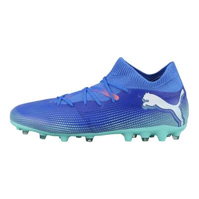 Future 7 Match Fabric Comfortable Versatile Durable Low-Top Soccer Shoes Kids Sneaker Blue 107946-01