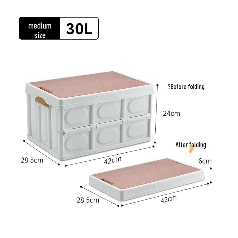 OEING Foldable Camping & Car Storage Box Medium 30L