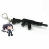 Sword Art Online Alternative Gun Gale Online Pitohui Keychain T.W.G. & KTR-09