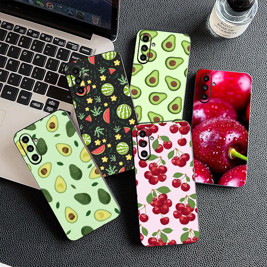 Soft Cover for OPPO A38 A18 A17 A40 A60 A80 A16 A78 A79 A54 A55 A57 4G 5G Coque Phone Case Cherry Strawberry Fruit Summer