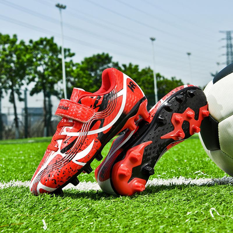 Summer New Children's Football Shoes Youth Long Nails Broken Nails Outdoor Sports Shoes Non-slip Professional