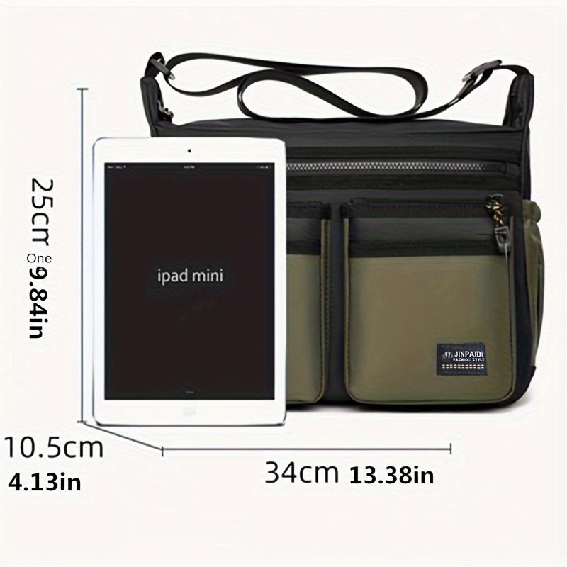 Multifunctional Fashion Casual Shoulder Bag, Waterproof Business Crossbody Bag for Men Daily Commuting