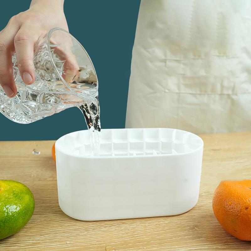 Large Ice Bucket Cup Mold Freeze Silicone Ice Cube MouldCylinder Ices Lattice Storage Box Creative Ice Cube Tray Summer Barware