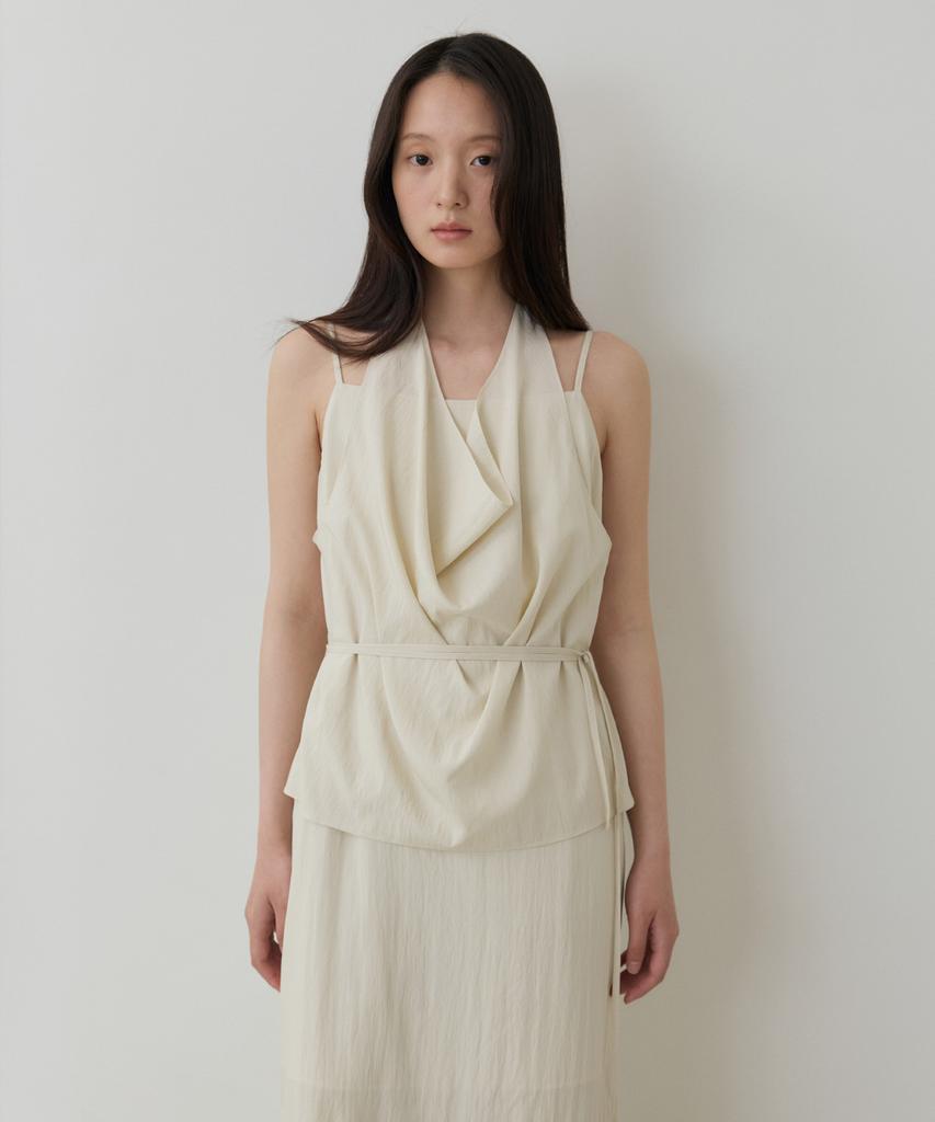 Towave Kamelie Halter Dress_Natural