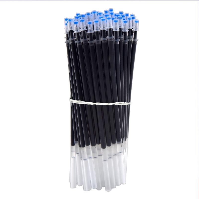 100-Pack: 0.5mm Black, Red & Blue Pen Refills, Full Needle Tube Bullet Head, Ideal for Students & Teachers