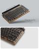 Retro Punk Mechanical Gaming Keyboard: Wired/Wireless Bluetooth with Blue Switch