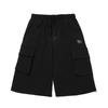 Intercrew Volume Cargo 3/4 Jersey Shorts Black Ita2Rm04Abk