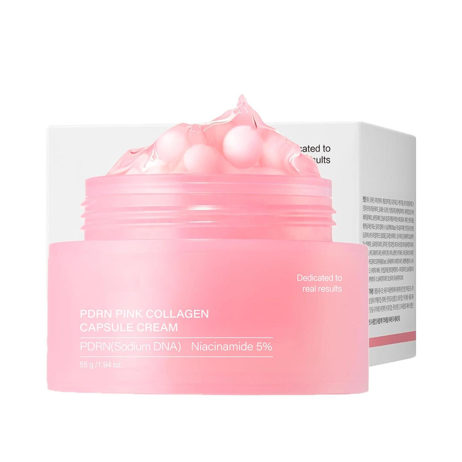 

Pink Collagen Capsule Cream Moisturizing Pearl
