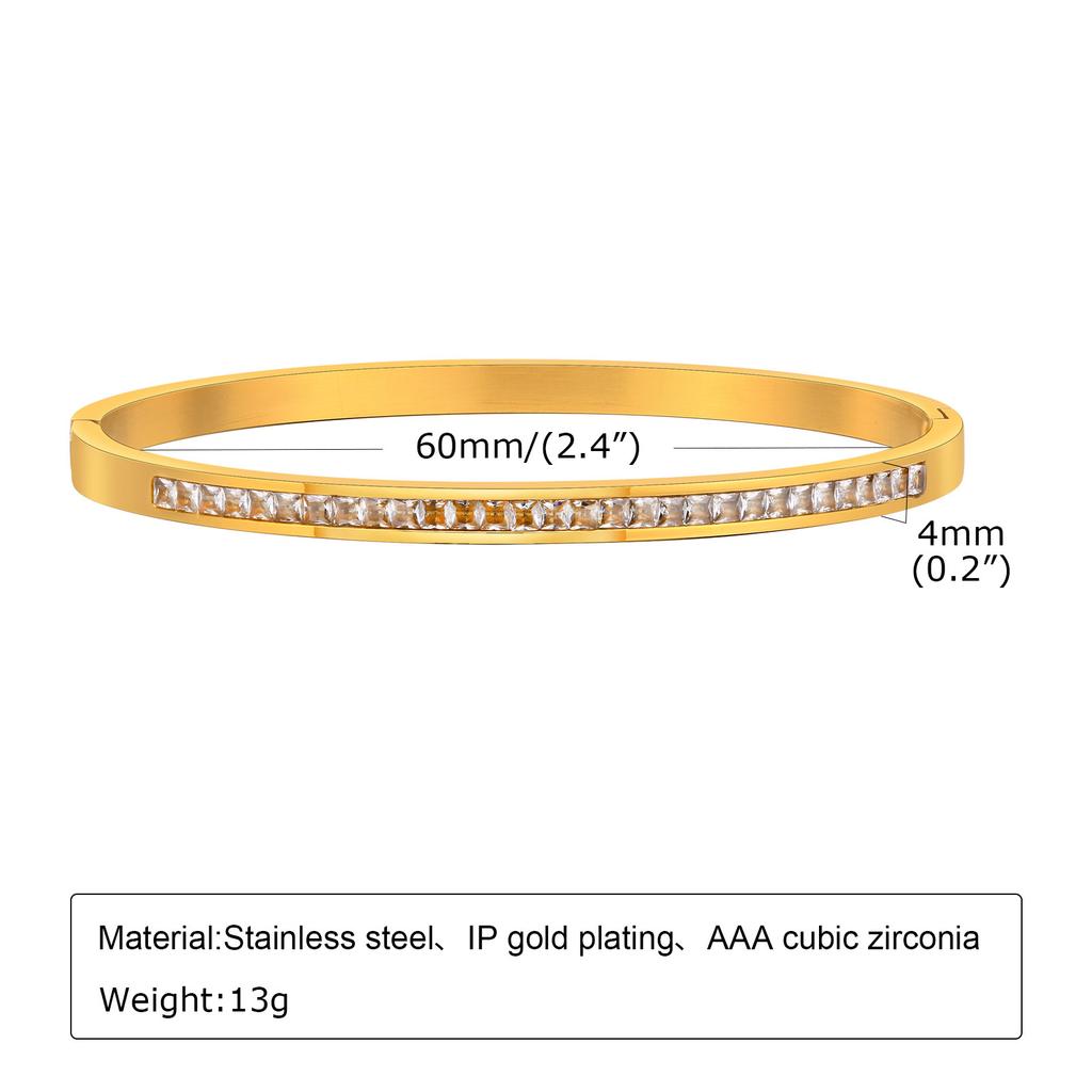 Offenes Verstellbares Stern Sternenstrahl Manschettenarmband für Damen Edelstahl Zirkonia Einlage Charme Mehrschichtiger Schmuck