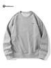 Lulu Men's Plus Velvet Round Neck Hoodie 2025 Autumn/Winter, Long Sleeve Couple Style Pullover.