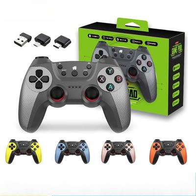Controler de Joc Wireless 2.4G pentru Android TV Box PC PS3 Steam Gamepad Joystick cu Funcție Turbo