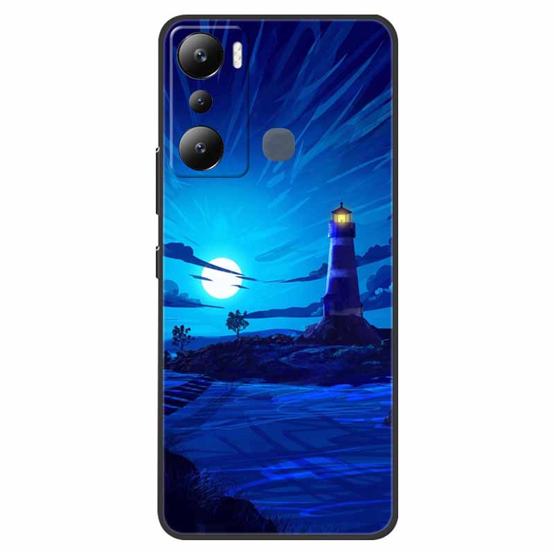 For Infinix Hot 20i Case Hot12i X665C Shockproof Soft Silicone TPU Back Cover For Infinix Hot 20i 20 I X665E Phone Cases 6.6"