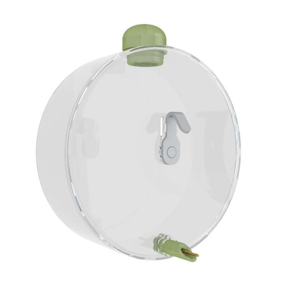 Hangable Birds Water Feeder Transparent Small Pet Water Bottle New Parrot Waterer  for Bird Cage