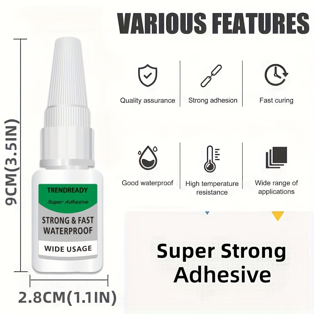 Versatile Super Glue Heavy Duty Fast Drying, Repairs On Shoes, Ceramics, Plastic Wood Metal & More, Heavy Duty for Everything