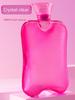 Hot Water Bottle, Transparent Large Water-Filled Heating Bag, Thickened Pvc Hand Warmer, Bed Heating Pad, Belly Warmer