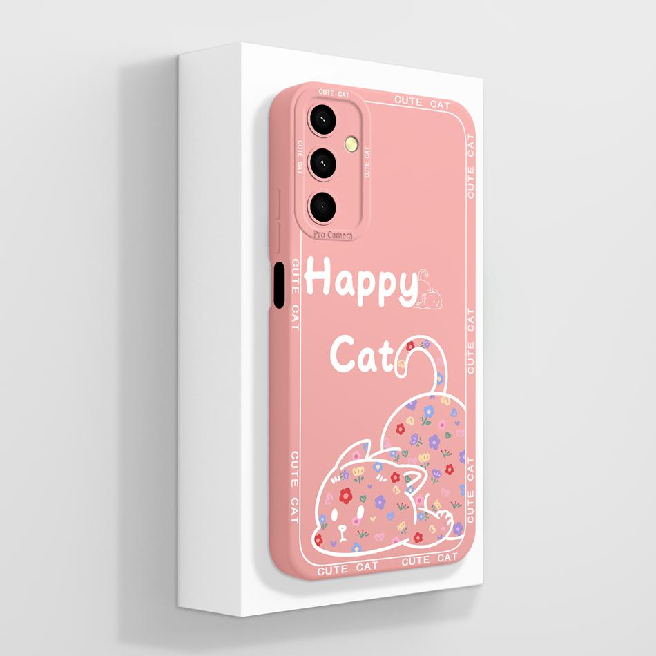 For Samsung Galaxy A24 Phone Case Cute Panda High Quality Liquid Silicone Anti Drop Soft Back Cover For Samsung A 24 Phone Shell