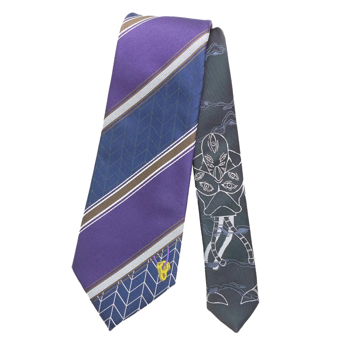 

Флоренция Спец JoJo s Bizarre Adventure Часть 5 Галстук Прошутто JJN000007-008 Темно-синий Фиолетовый 1 Стандартный