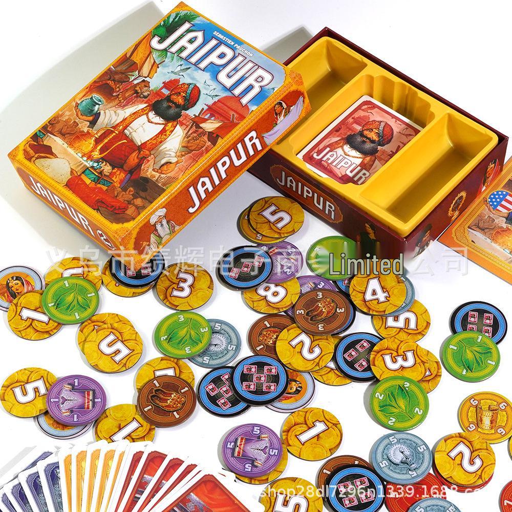 English Indian Strategy Game Cards for Adults and Families