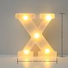 1PC LED Alphabet&Number Lights For Home,Wedding,Proposal,Birthday,Party,Photo Prop, Battery Powered White Decorative Night Light