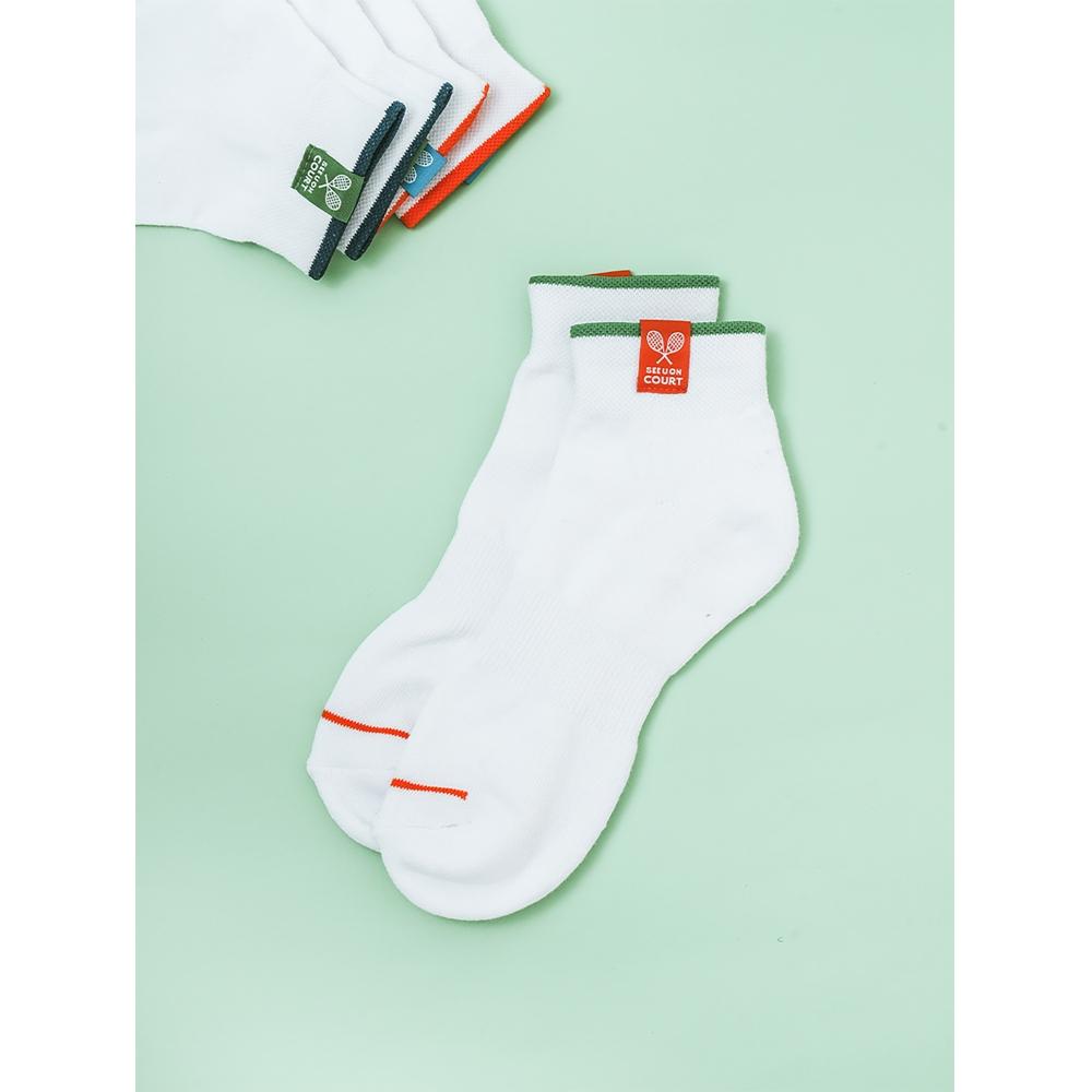 

Короткие носки DaiSo Men S tenniS Blend Green lettering (patch)