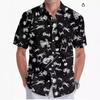 Summer Hawaiian Shirt Men's Fashion Digital Printing Short Sleeve One Hong Kong Trendy